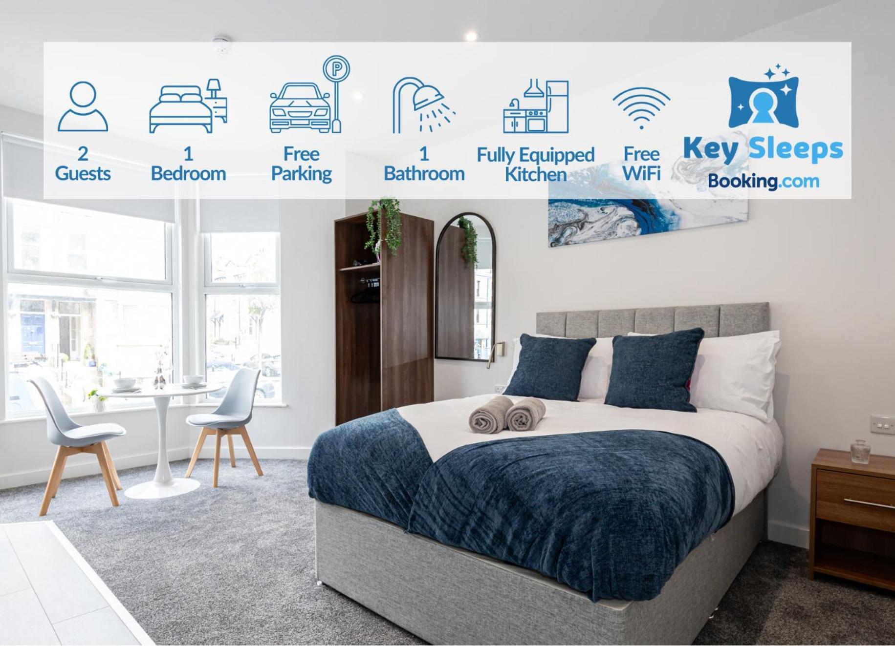 Bay Flats Free Parking Front Apartment